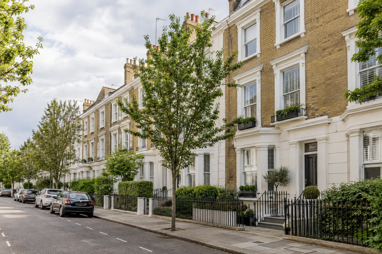 London property exterior in soft daylight